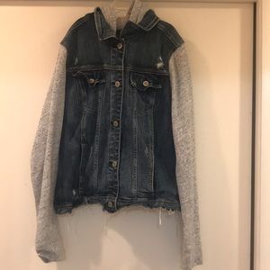 Hollister jean jacket/hoodie